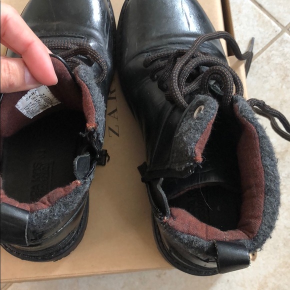 ZARA black combat/boots - Picture 7 of 8